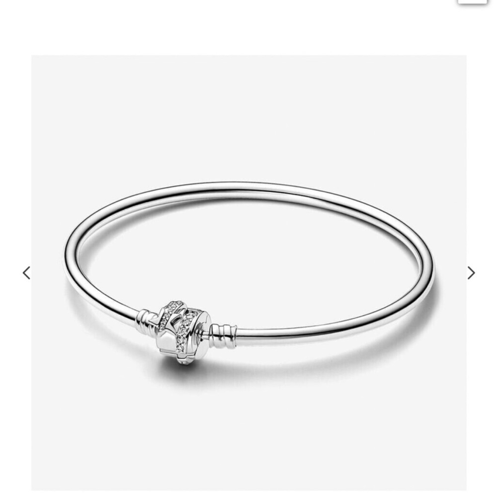 PANDORA Moments Limited Edition Sterling Shooting Star Charm Bangle 592733C01-21